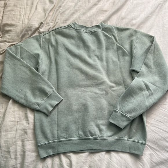 Brandy melville erica bear green crewneck sweater - Picture 8 of 11